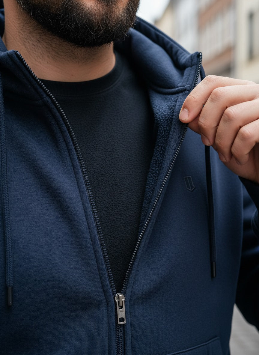 Fleece Zipper Hoodie