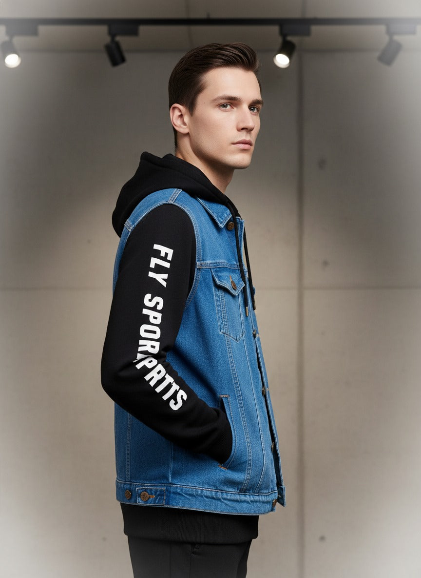 Jeans & Fleece Hoodie